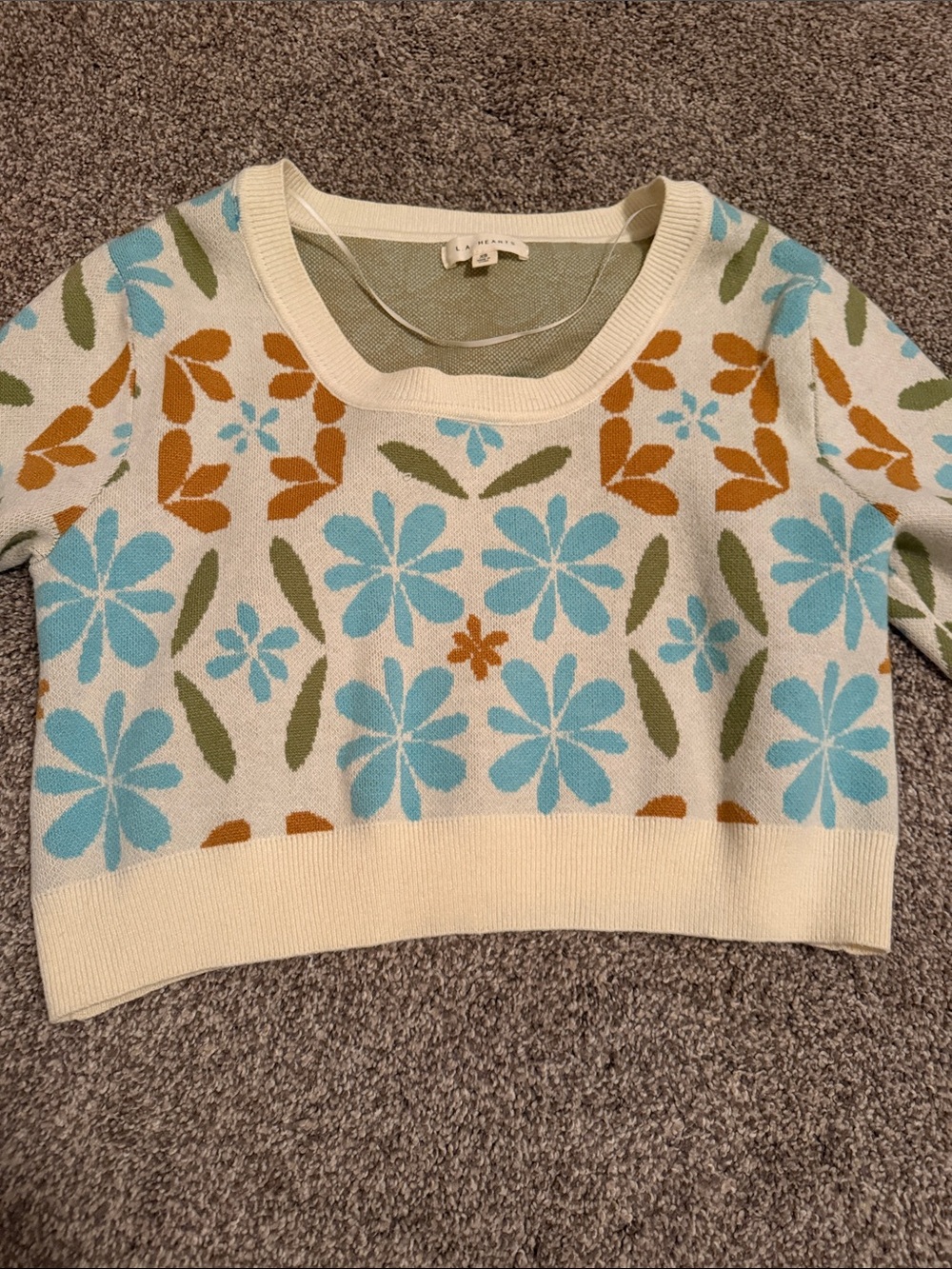 Pacsun floral sweater long sleeve